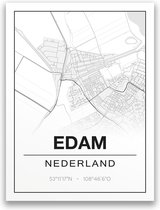 Poster/plattegrond EDAM - A4