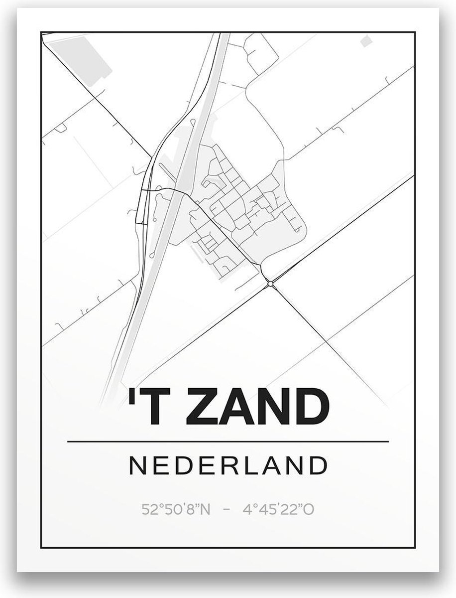 Poster/plattegrond TZAND - A4