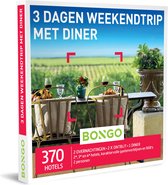 Bongo Bon - 3 Dagen Weekendtrip met Diner Cadeaubon - Cadeaukaart cadeau voor man of vrouw | 370 hotels in de stad of midden in de natuur
