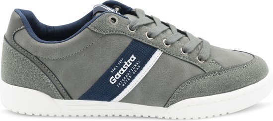 Gaastra - Heren Sneakers Stanley Dark Grey - Grijs - Maat 40 | bol.com