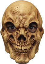 Partychimp Skelet Skull Schedel Volledig Hoofd Masker Halloween voor bij Halloween Kostuum Volwassenen Carnaval - Latex - One size