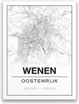 Poster/plattegrond WENEN - 30x40cm