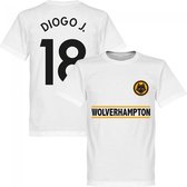 Wolverhampton Diogo J. 18 Team T-Shirt - Wit - L