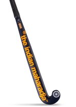 The Indian Maharadja Indoor Neon JR [wood]-31 inch Hockeystick Kids - donkerblauw-oranje