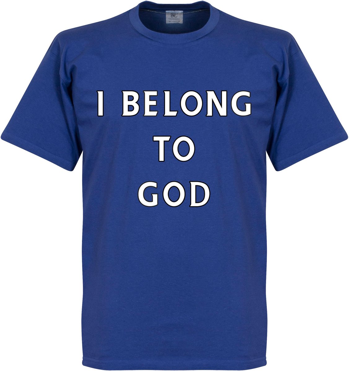 I Belong To God T-Shirt - Blauw - XXL