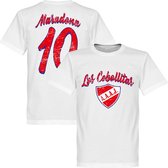 Los Cebollitas Maradona 10 T-Shirt - Wit - L