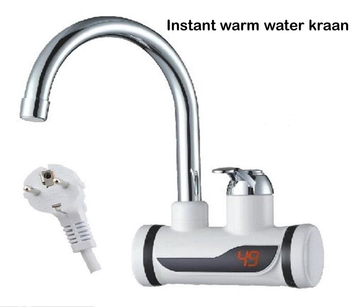 Feat flauw stoomboot Kokend / Warm Water Kraan | Kraan Elektrisch | Boiler | met LED Temperatuur  Display |... | bol.com
