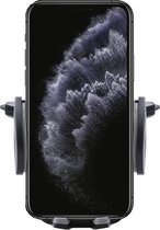 Shop4 - iPhone 11 Pro Autohouder Verstelbare CD Houder Zwart met Draaiklem Zwart
