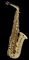 SE-A3L Eb-Altsaxofoon Serie III, goudlack, Gravur