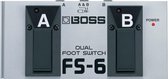 Boss FS-6 dubbel-voetschakelaar polariteit schakelbaar - Voetschakelaar voor gitaarversterkers