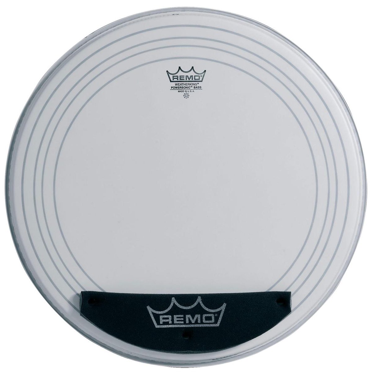 Remo Powersonic 20", coated, basDrum Batter - Bass drumvel
