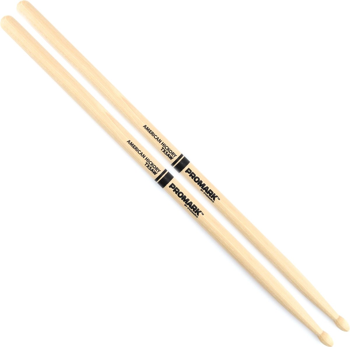 Promark TX5AW Drumstokken 5A Hickory houten tip