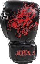Joya Dragon Kickbokshandschoenen PU - Zwart met rood - 10 oz.