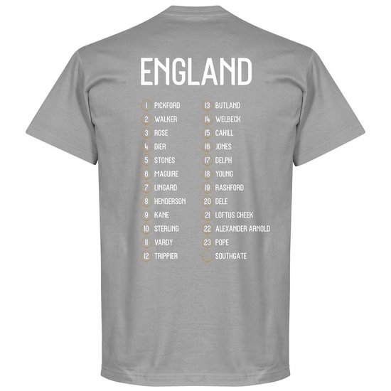 T-shirt Squad de la Coupe du Monde d'Angleterre 2018 - Enfants - 140