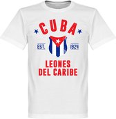 Cuba Established T-Shirt - Wit  - XXXXL