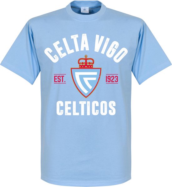 Celta de Vigo Established T-Shirt - Lichtblauw - L