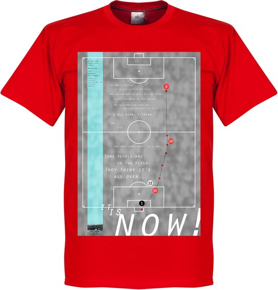 Pennarello Geoff Hurst 1966 Classic Goal T-Shirt - S
