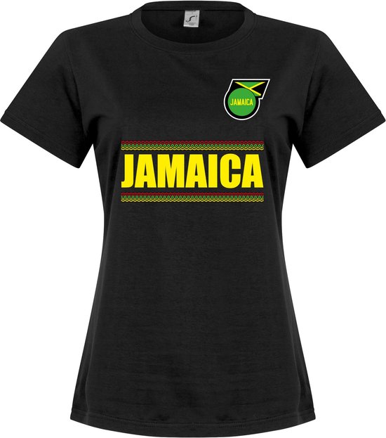 T-Shirt Femme Jamaica Team - Noir - L