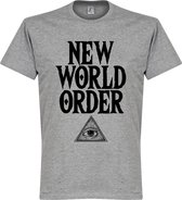 New World Order T-Shirt - Grijs - L