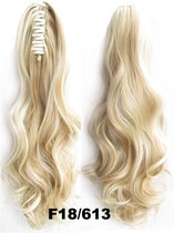 Brazilian Paardenstaart, Ponytail extensions wavy – blond F18/613