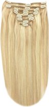 Remy Human Hair extensions straight 16 - blond 27/613