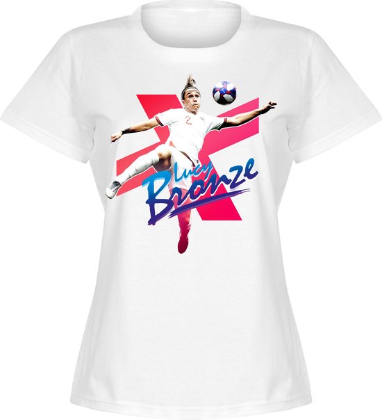 Lucy Bronze Dames T-Shirt - Wit - S