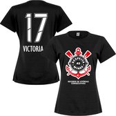 Corinthians Victoria A. 17 Minas Dames T-Shirt - Zwart - XL