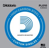 D'Addario PL010 Plain enkele snaar - Enkele snaar voor gitaar