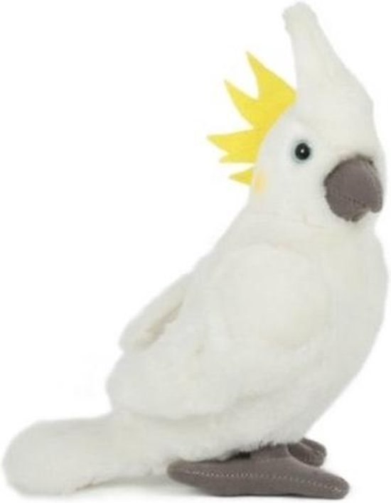 Pluche kaketoe wit vogel knuffel 23 cm - Vogels knuffeldieren - Speelgoed  voor kind | bol.com