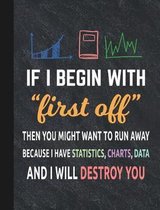 Debate Team Statistics Chalkboard Composition Notebook, Graph Paper