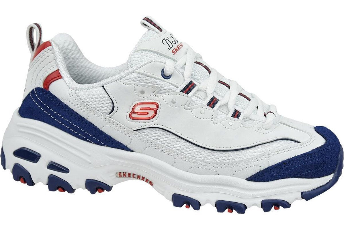 Skechers D'Lites March Forward wit sneakers dames- maat 37 - Schoenen.nl