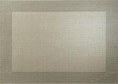 ASA Selection | Placemat | PVC metallic | Rechthoekig | PVC | Taupe | 46x33CM