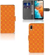 Huawei Y6 (2019) Telefoon Hoesje Batik Orange