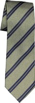 Michaelis stropdas - groen met blauw gestreept
