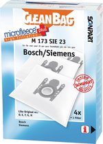 CleanBag stofzuigerzakken 4 stuks - Geschikt voor Bosch Siemens - D E F G H - Inclusief 1 filter - Alternatief