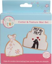 Cake Star Jurk & Taart Uitsteker en Textuurmat set/5