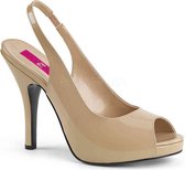 Pleaser Pink Label Pumps -40 Shoes- EVE-04 Paaldans schoenen Creme
