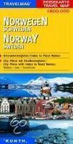KUNTH Reisekarte Norwegen - Schweden 1 : 800 000