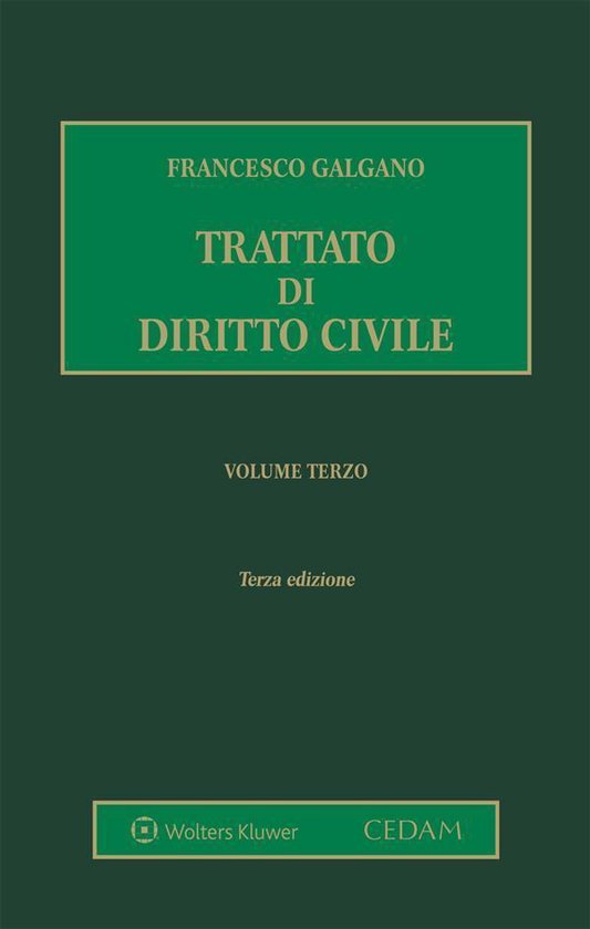 Trattato di diritto civile. Volume 3 - cover