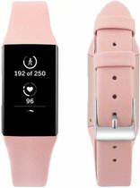 Fitbit Charge 3 & 4 Leren bandje |Roze / Pink |Soft Leer | Premium kwaliteit echt leder| One Size | TrendParts