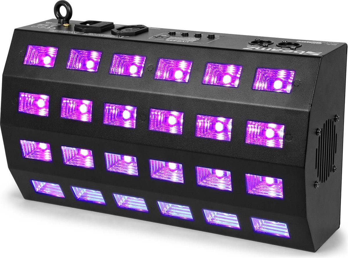 BeamZ BT430 Stroboscopio LED Professionale - 324 LED Bianco Caldo/Freddo, DMX, Telecomando Per DJ E Eventi - Foto 2