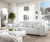 Bank Marbeya Wit 285x115 cm met slaapfunctie Big-Sofa