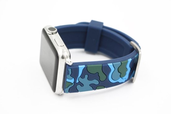 bracelet watchbands-shop.nl - Apple Watch Series 1/2/3/4 (38 & 40mm) - Bleu