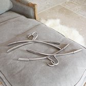 LOBERON Kleerhanger, set van 4 Lady zilverkleurig