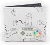 SNES - Controller AOP Bifold Wallet With Rubber Patch