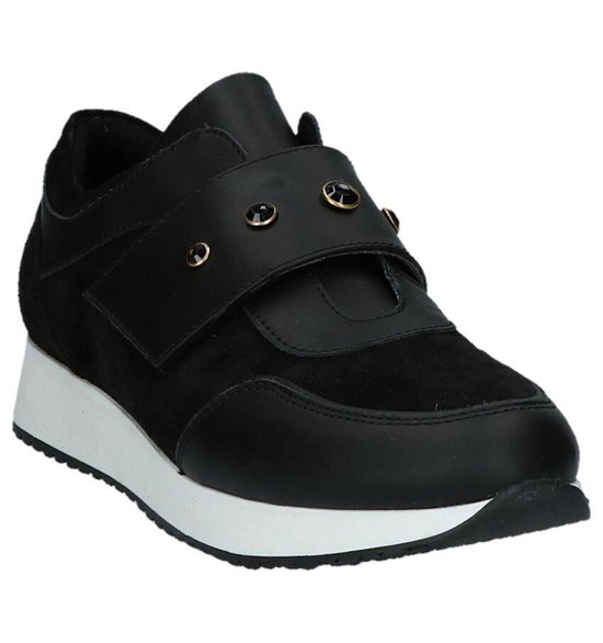 variabel uitdrukking aantrekken Lage Geklede Sneakers Zwart Tosca Blu Dames 38 | bol.com