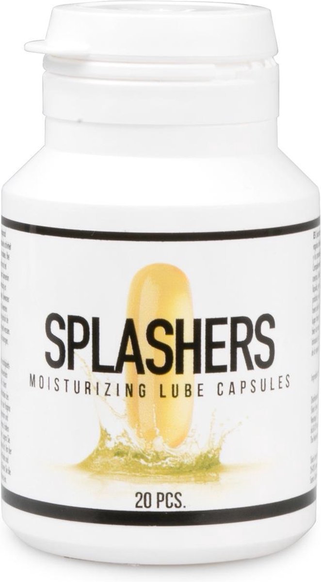 Pharmquests Splashers - Capsule Glijmiddel - 20 Stuks