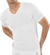 Schiesser - 95/5 - Shirt V-Hals - 205429 – White - XXL