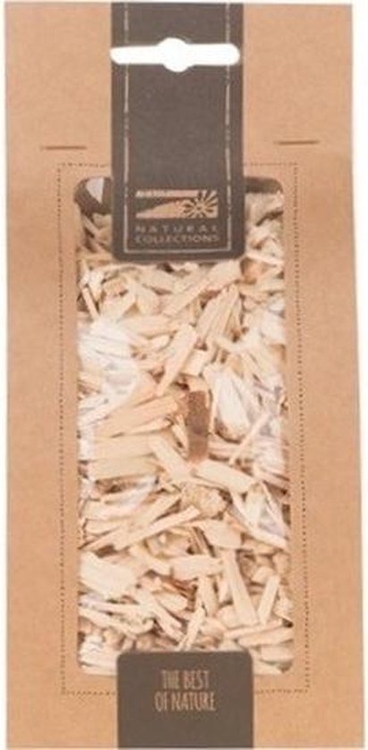Zakje naturel houtsnippers 150 gram - Hobby/decoratie materiaal Houtstukjes bol.com