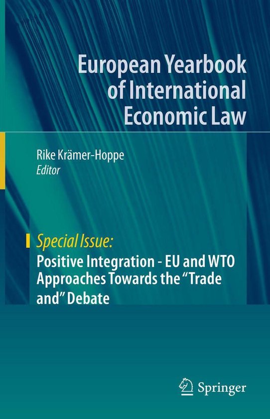 Law and Criminology (R0) - Positive Integration - EU and WTO ... - cover